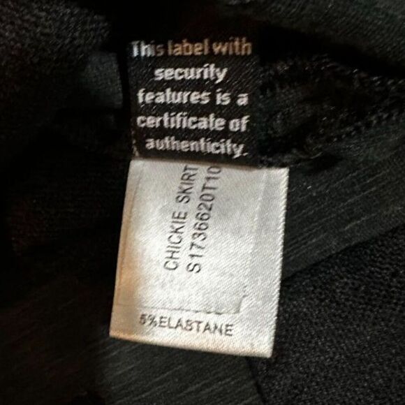 DIANE VON FURSTENBERG Women's Geometric Detail 100% Wool Pencil Skirt Size 8 - Picture 8 of 8